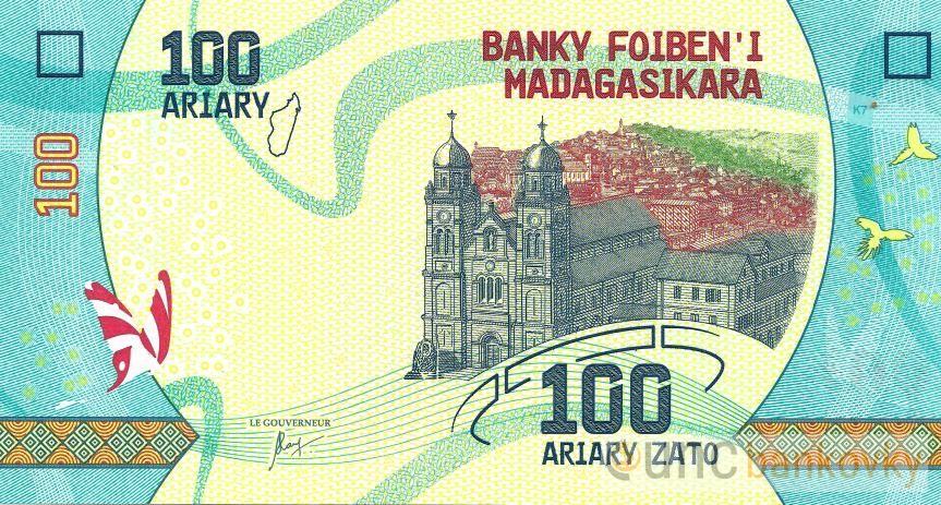 Madagaskar 100 Ariary 2017 UNC